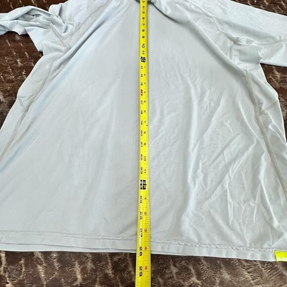 NRS H2Core Silkweight Hoodie Mens XXL Gray Sun Protection Paddle Kayak Hiking - Picture 9 of 10